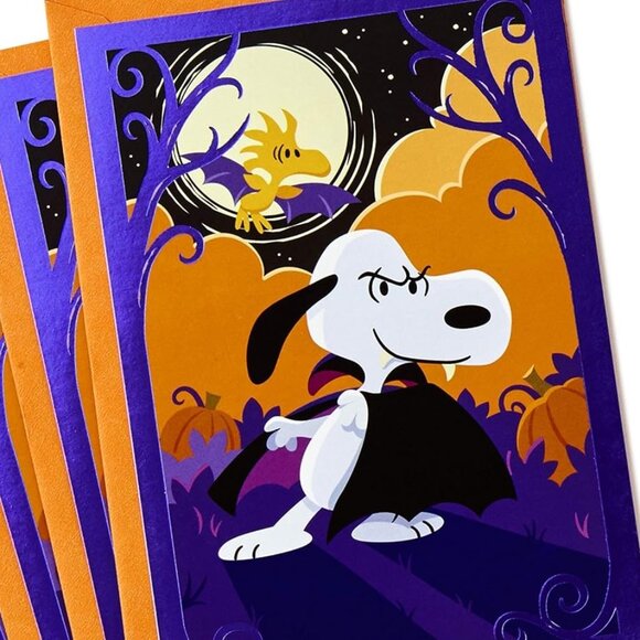 Hallmark | Holiday | New Halloween Hallmark Peanuts Snoopy Woodstock 3 ...